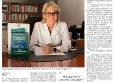 Entrevista Diario de Teruel de 2020