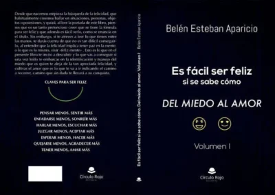 Cubierta libro "Es fácil ser feliz si se sabe cómo"